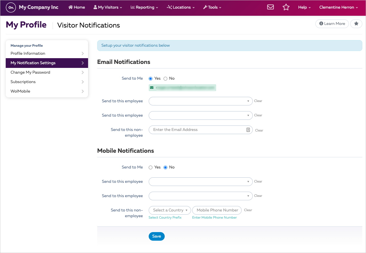 Set up your visitor arrival notifications WhosOnLocation Help Center