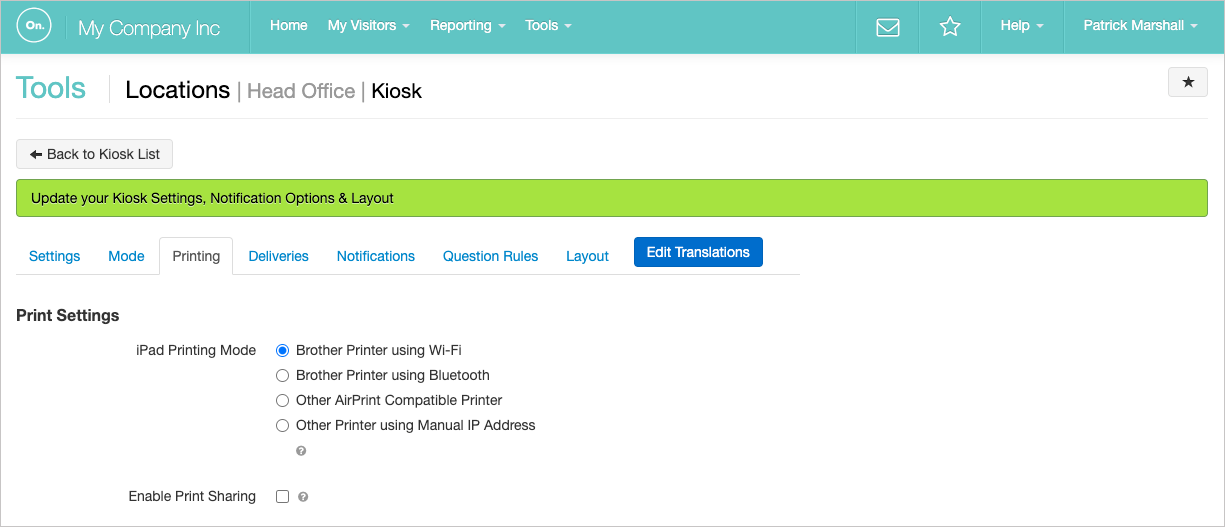 print from ipad to brother printer